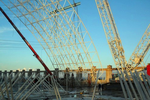 自贡大门网架工程